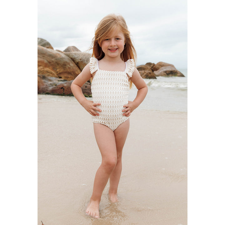 Maiozinho Renda Off White Infantil de Praia da Lili Sampedro para o Reveillon